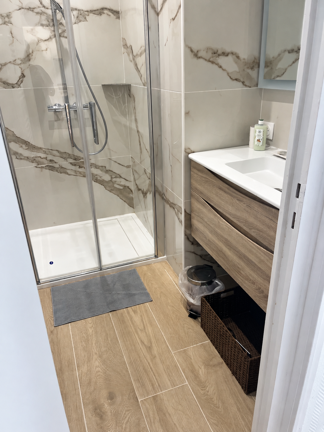 salle e bain de la maison véranda