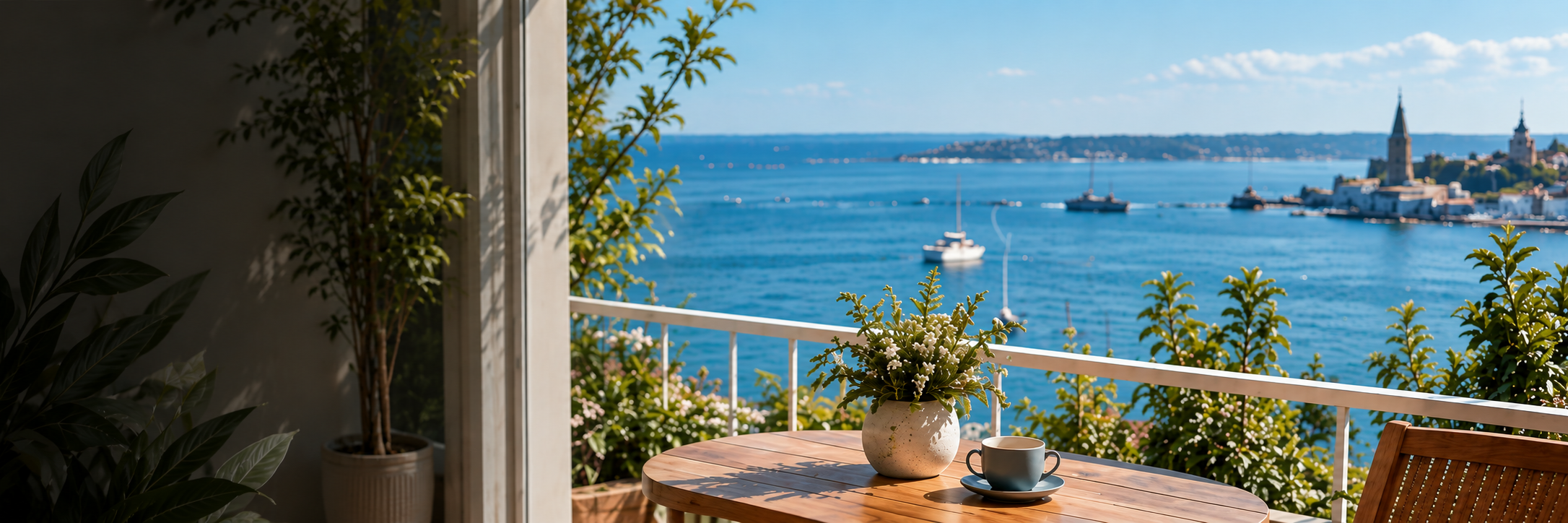 Balcon vue sur mer